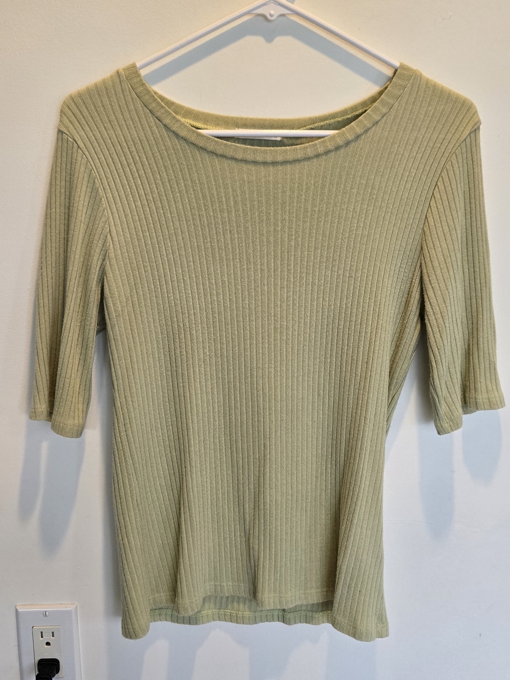 Reformation Light Green Top